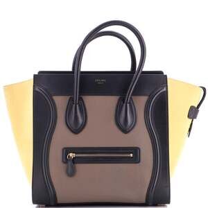 Celine Tricolor Luggage Bag Leather #197379C87B